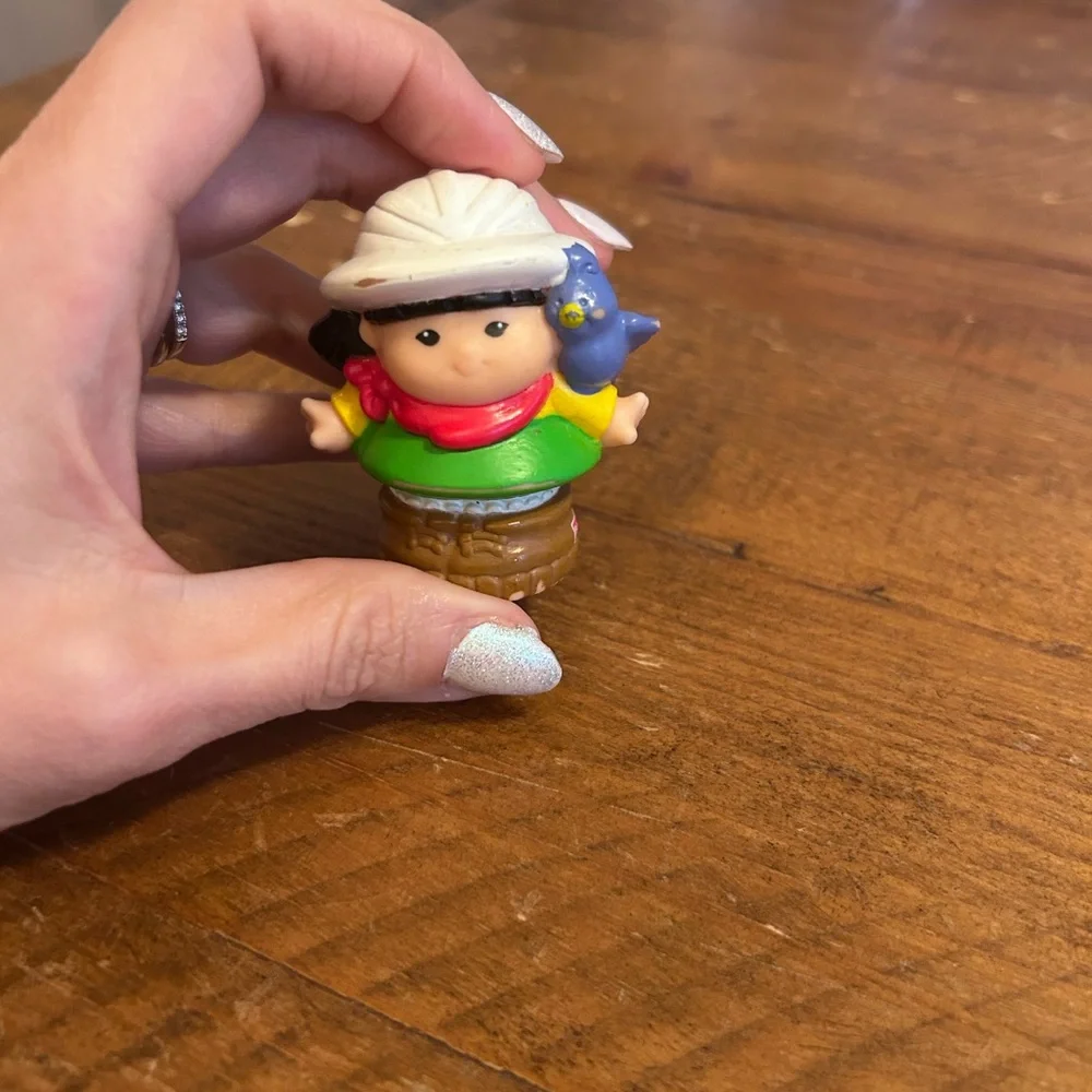 Fisher Price Little People safari zookeeper Sonya as is
